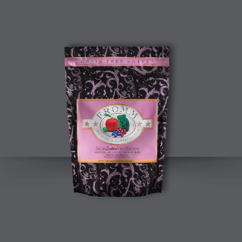    - Cat food for pregnant and nursing cats  Fromm Beef Liva'ttini Veg 4#