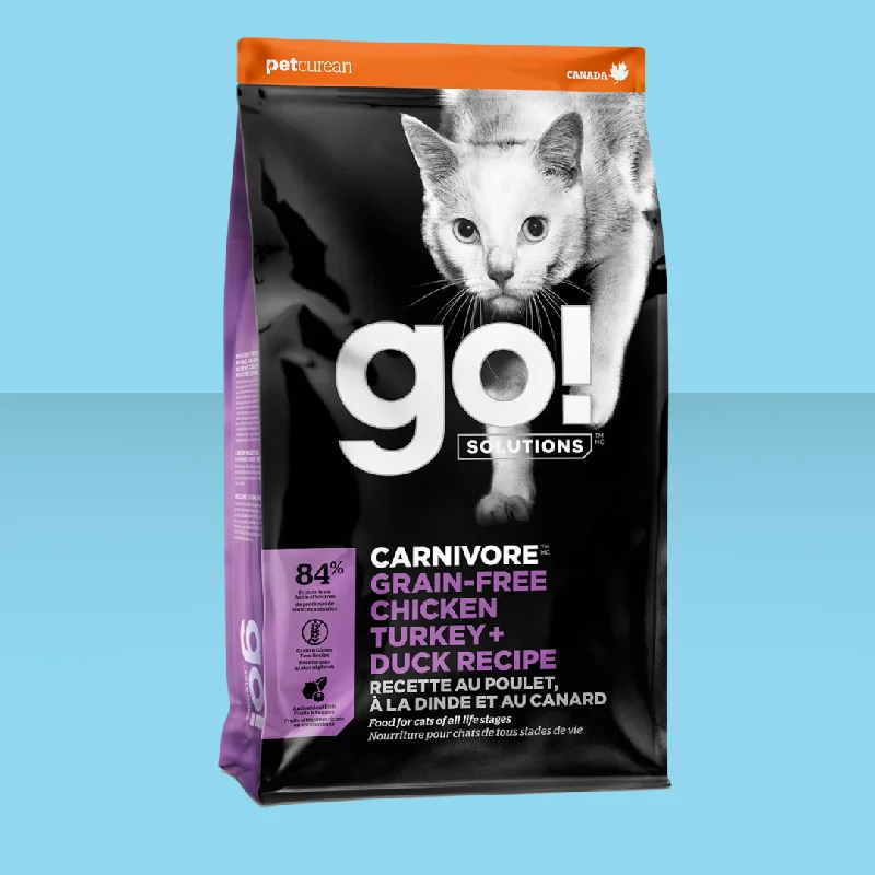 4. **Price and Purchasing**  Go! Cat Carnivore Chicken Turkey & Duck 3#