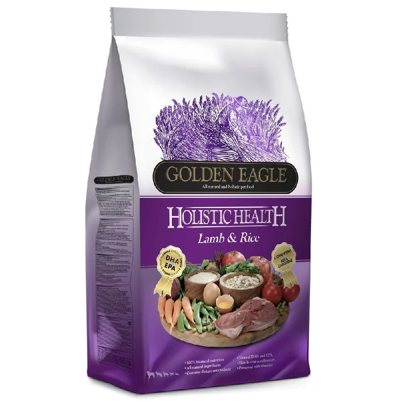 -Grain-free dog food recommendation25% OFF: Golden Eagle Holistic Health Lamb & Rice Dry Dog Food