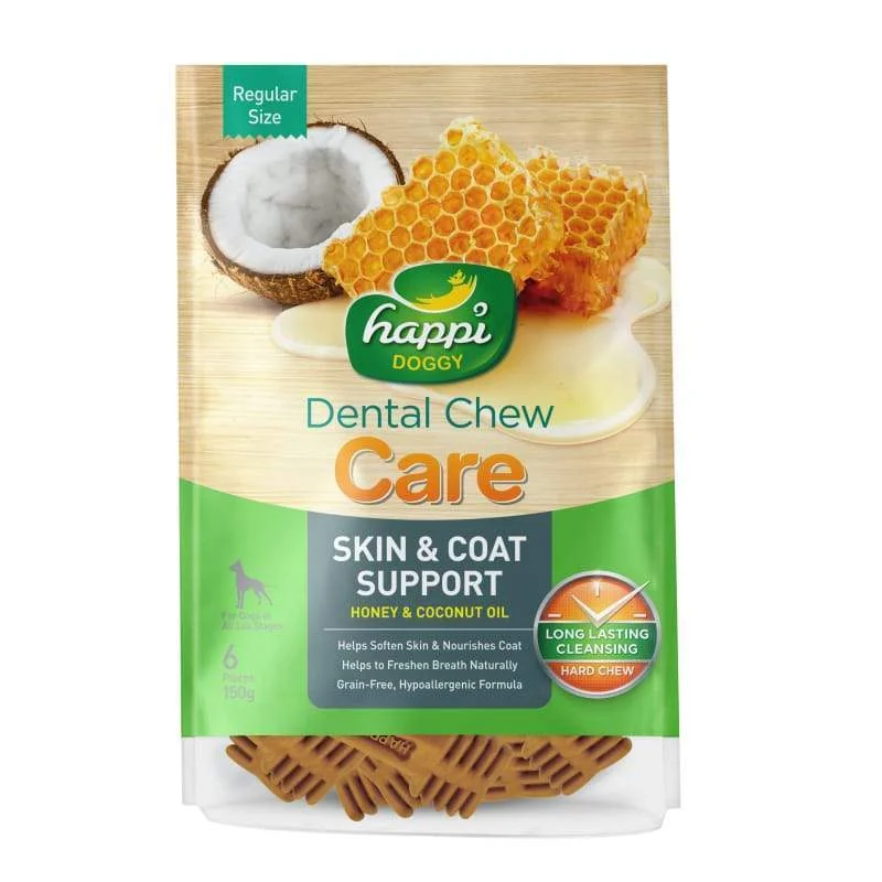 - How is Birgi dog foodHappi Doggy Care Honey & Coconut Oil Skin & Coat Support Dental Dog Chew 4 Inch 150g - How is Birgi dog foodHappi Doggy Care Honey & Coconut Oil Skin & Coat Support Dental Dog Chew 4 Inch 150g