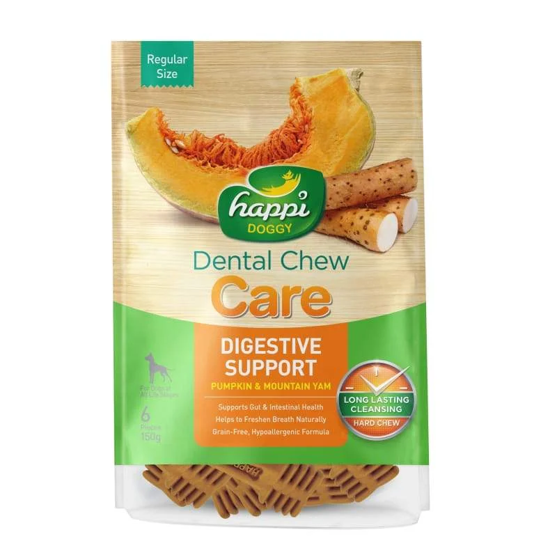 - Wholesale price of dog foodHappi Doggy Care Pumpkin & Mountain Yam Digestive Support Dental Dog Chew 4 Inch 150g - Wholesale price of dog foodHappi Doggy Care Pumpkin & Mountain Yam Digestive Support Dental Dog Chew 4 Inch 150g