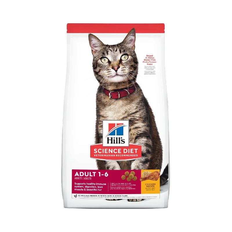 - Cat food for pregnant and nursing cats Hill's Science Diet Adult 1-6 Chicken Recipe Dry Cat Food - Cat food for pregnant and nursing cats Hill's Science Diet Adult 1-6 Chicken Recipe Dry Cat Food