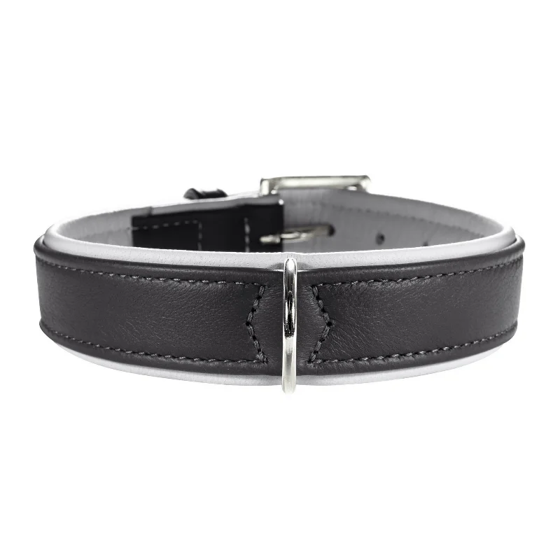 3. **Pet food bowl is anti-slip design**Hunter Canadian Elk Leather Dog Collar, Grey 3. **Pet food bowl is anti-slip design**Hunter Canadian Elk Leather Dog Collar, Grey