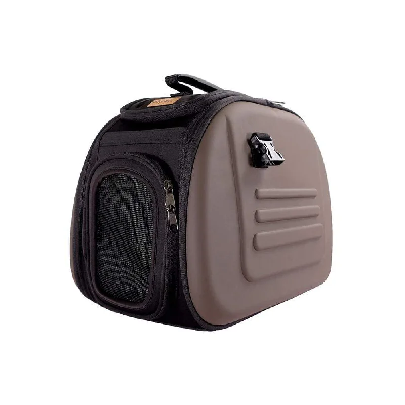 4. **Dog muzzle is breathable**Ibiyaya Classic EVA Collapsible Pet Carrier Bag, Chocolate 4. **Dog muzzle is breathable**Ibiyaya Classic EVA Collapsible Pet Carrier Bag, Chocolate