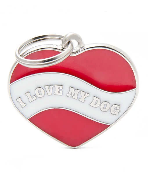 4. **Dog muzzle is breathable**ID Tag - I love my dog