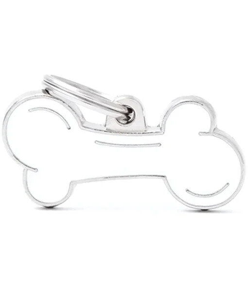 5. **Pet backpack is breathable**ID Tag - White Big Bone