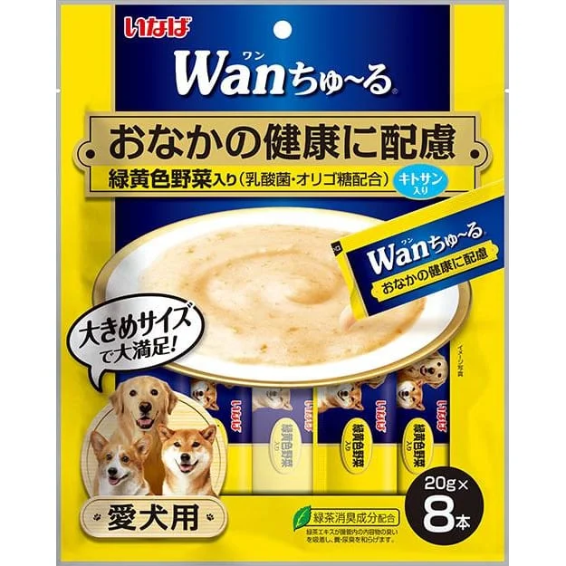 -Fish-containing dog foodInaba Wan Chu Ru Chicken with Vegetables Digestive Support Functional Creamy Dog Treats 160g -Fish-containing dog foodInaba Wan Chu Ru Chicken with Vegetables Digestive Support Functional Creamy Dog Treats 160g
