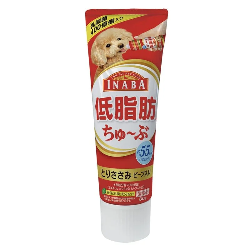 - Wholesale price of dog foodInaba Wan Chu Ru Tube Chicken Fillet and Beef Wet Dog Treats 80g - Wholesale price of dog foodInaba Wan Chu Ru Tube Chicken Fillet and Beef Wet Dog Treats 80g