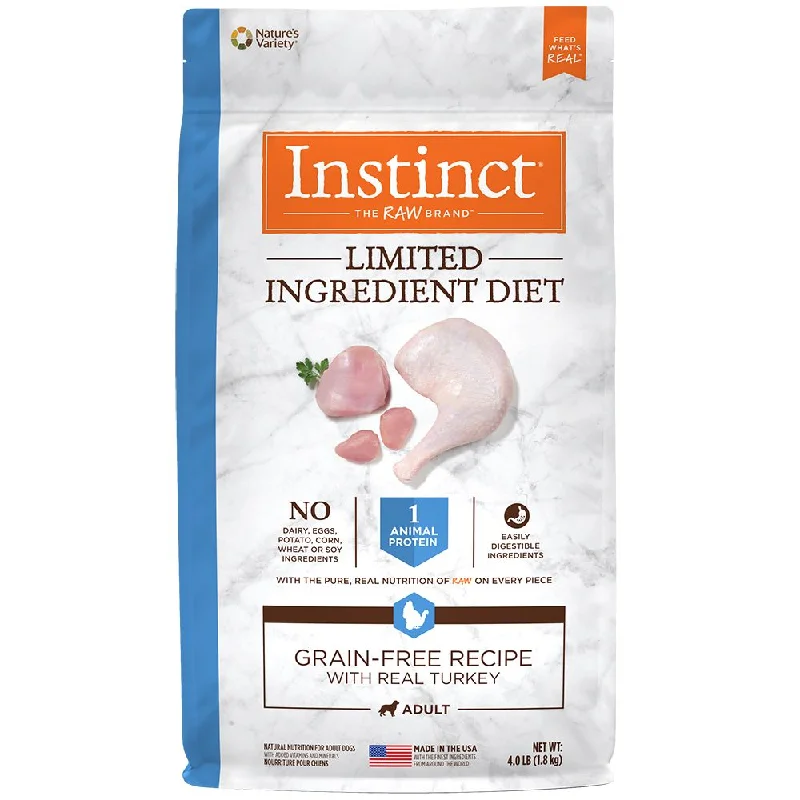 - Crave dog food reviewInstinct Limited Ingredient Diet Real Turkey Grain-Free Dry Dog Food 4lb (Exp 13Oct23) - Crave dog food reviewInstinct Limited Ingredient Diet Real Turkey Grain-Free Dry Dog Food 4lb (Exp 13Oct23)