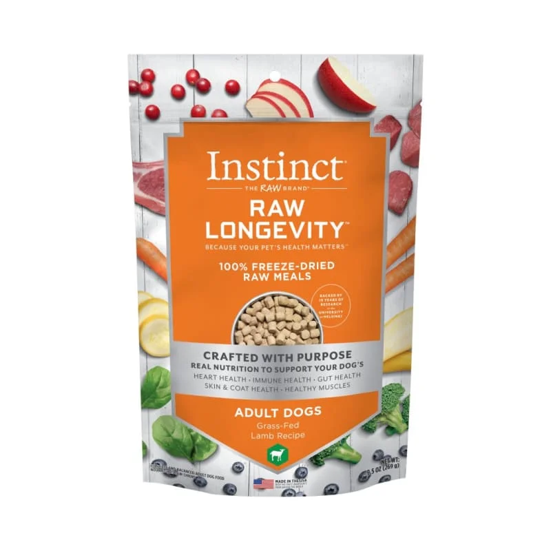 - Crave dog food reviewInstinct Raw Longevity Lamb Freeze Dried Raw Dog Food 9.5oz
