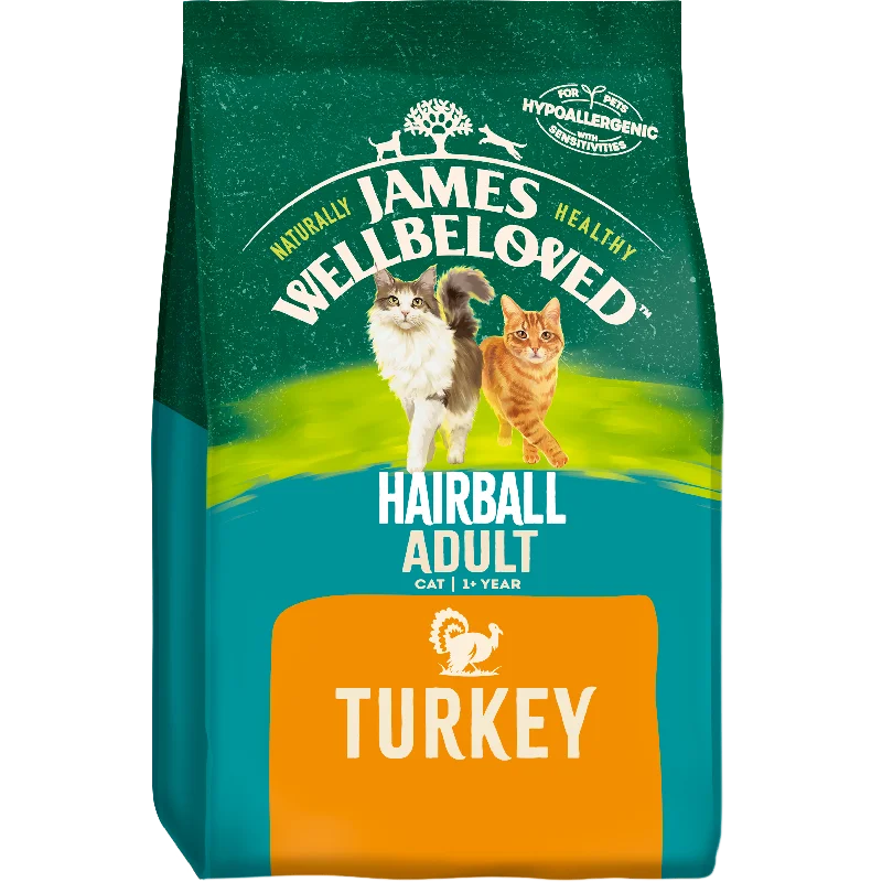    - High-protein cat food  Adult Turkey Hairball Dry Cat Food