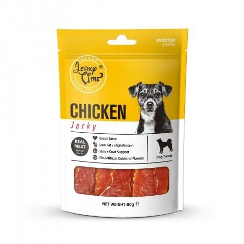 - The effect of dog food on hairJerky Time Dried Chicken Jerky Dog Treats 80g