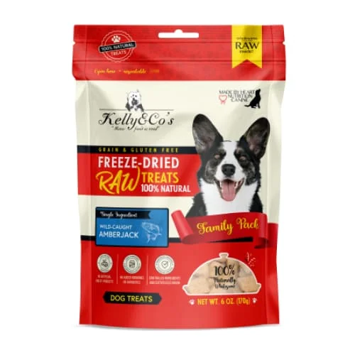 - Dog food improves immunityKelly & Co's Family Pack Amberjack Freeze-Dried Raw Dog Treats 170g - Dog food improves immunityKelly & Co's Family Pack Amberjack Freeze-Dried Raw Dog Treats 170g
