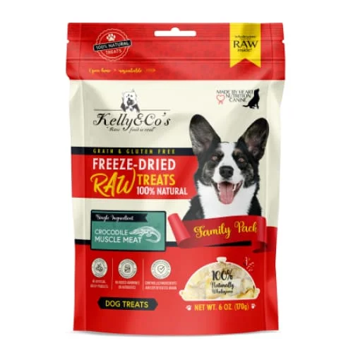 Dog FoodKelly & Co's Family Pack Crocodile Freeze-Dried Raw Dog Treats 170g
