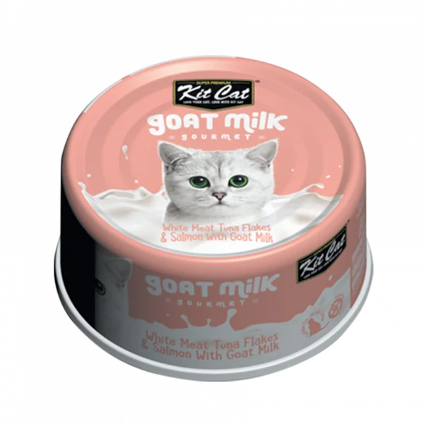    - How is Bricky cat food?  Kit Cat - Goat Milk Gourmet Wet Cat Food - Tuna & Salmon