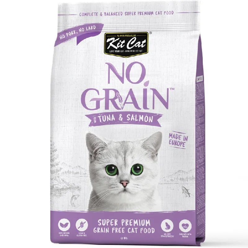 - Cat food discounts and promotions 20% OFF+FREE TREATS: Kit Cat No Grain Tuna & Salmon Grain-Free Dry Cat Food - Cat food discounts and promotions 20% OFF+FREE TREATS: Kit Cat No Grain Tuna & Salmon Grain-Free Dry Cat Food