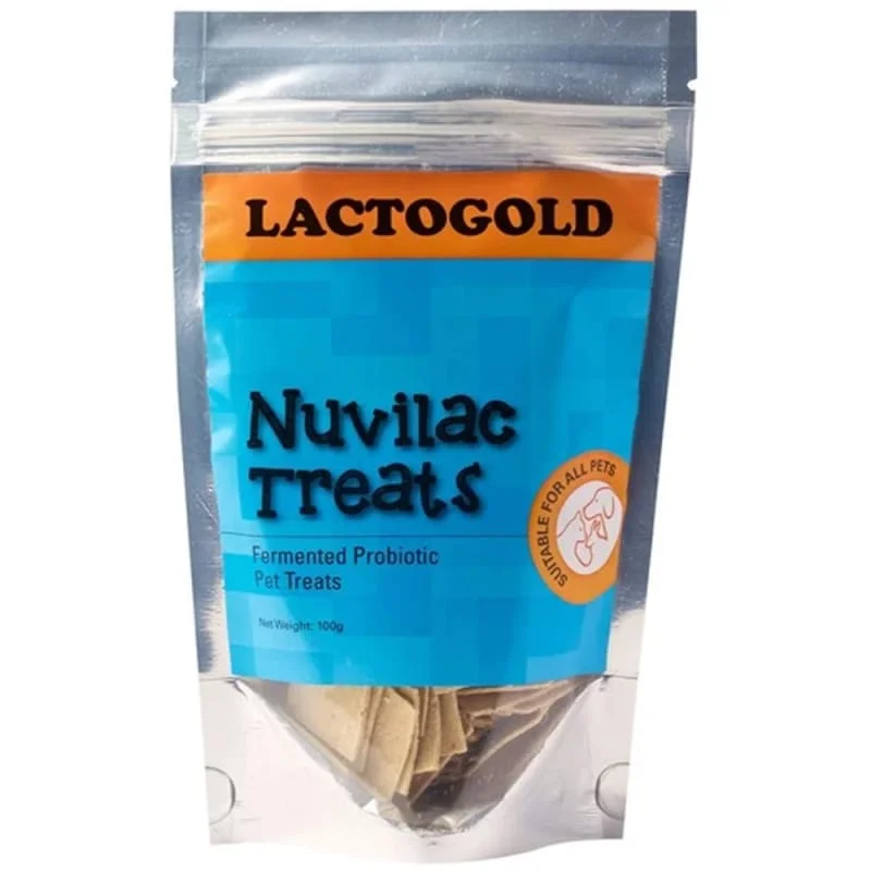  -High-fiber dog foodLactogold Nuvilac Cookies Dog Treats 100g