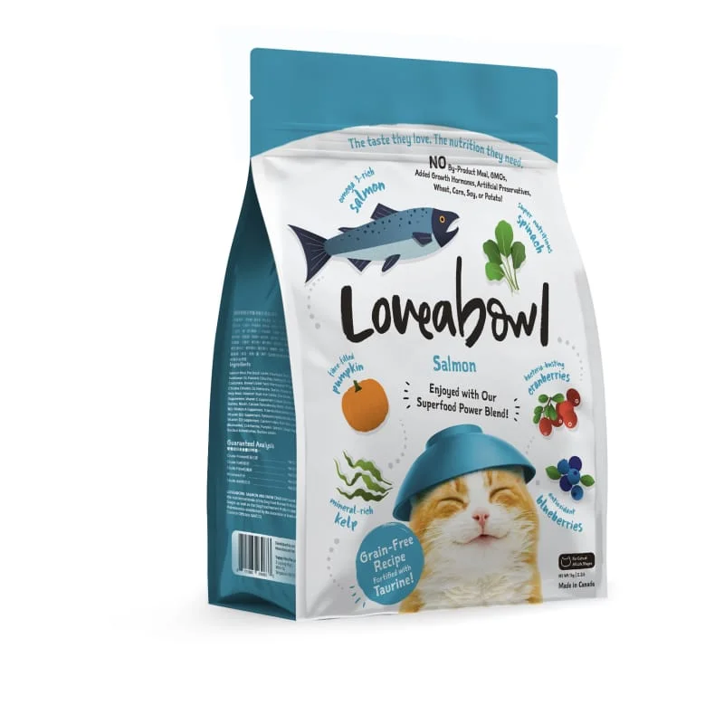    - Weight management cat food  [2 FOR $35.80 | 1KG] Loveabowl Salmon Dry Cat Food (2 Sizes)