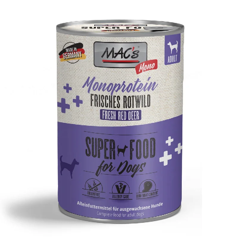 - Dog food nutritional analysisMAC's Dog Mono Sensitive Venison