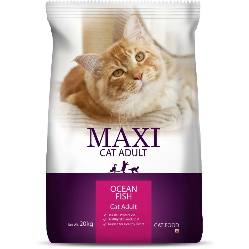 1. **Functional Cat Food**  Maxi Dry Cat Food - Ocean Fish (20kg)