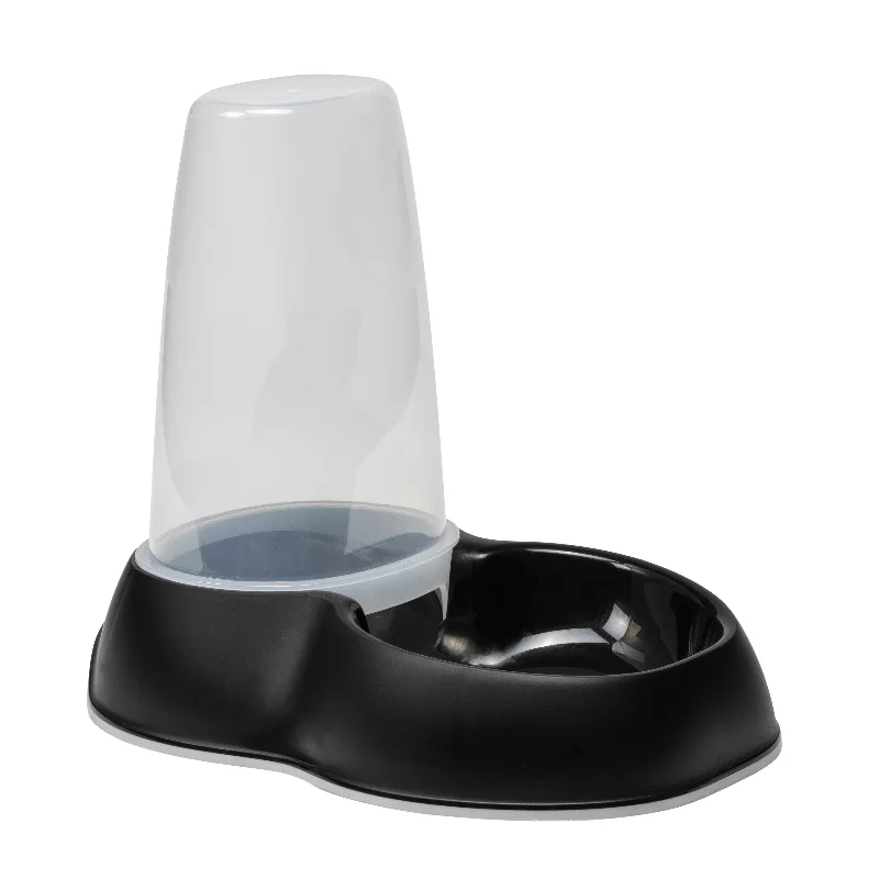 ### Cat accessoriesModerna Sensiflo Pet Food Dispenser, 1.5L Gravity Feeder, Black