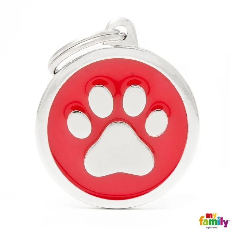 3. **Cat backpack space capsule**My Family Pet Tags Enamel Circle With Paw