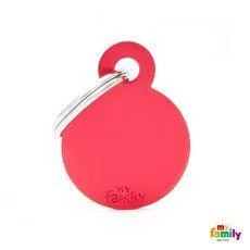 4. **Cat comb to remove hair balls**My Family Pet Tags Red Circle
