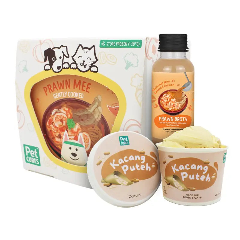 - Dog food discountsNational Day Bundle Petcubes Prawn Mee With Broth & Ice Cream