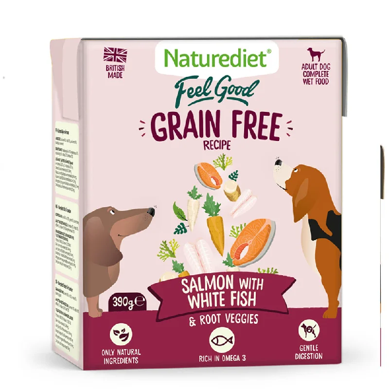 -Grain-free dog food recommendationNature Diet Feel Good - Grain Free - Salmon