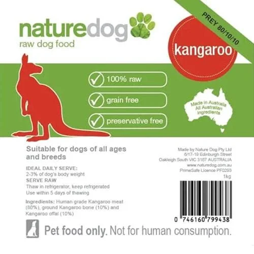 - Crave dog food reviewNature Dog Prey Model Kangaroo Frozen Raw Dog Food 1kg