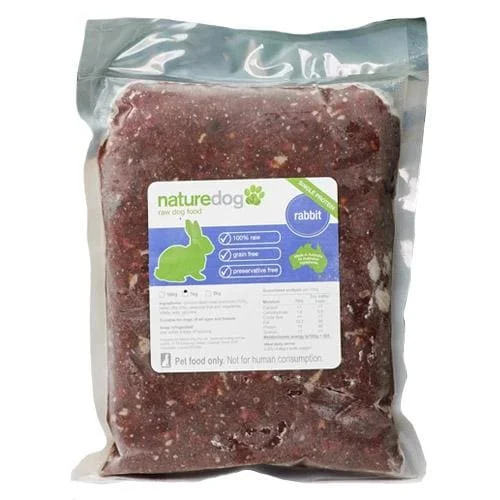  -Chicken-flavored dog foodNature Dog Rabbit Frozen Raw Dog Food 2kg