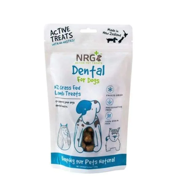 - Special food for puppiesNRG+ Active Dental Care Freeze Dried Dog Treats