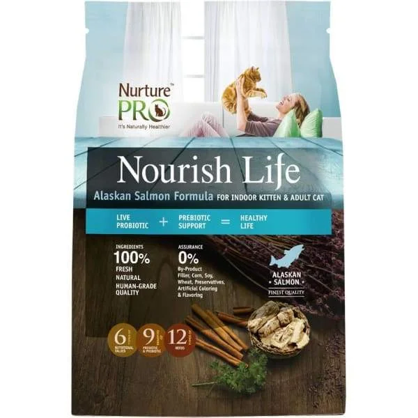    - Purina Pro Plan cat food palatability  [20% OFF] Nurture Pro Nourish Life Alaskan Salmon Indoor Kitten & Adult Formula Dry Cat Food (2 Sizes)