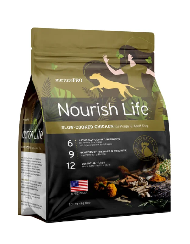 - Food for small dogsNurture Pro Nourish Life Chicken Puppy & Adult Dog Dry Food (3 Sizes) - Food for small dogsNurture Pro Nourish Life Chicken Puppy & Adult Dog Dry Food (3 Sizes)