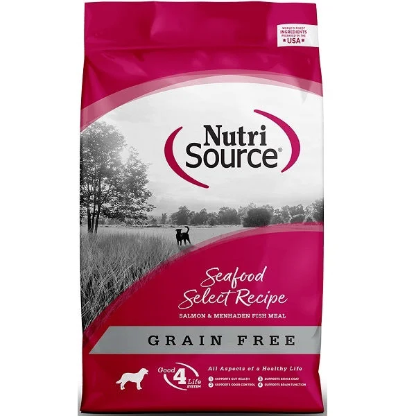 - Natural ingredient dog foodNutrisource Grain Free Seafood Select Salmon 26lb