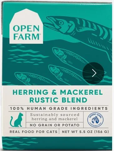    - Hypoallergenic cat food  Open Farm - Herring & Mackerel