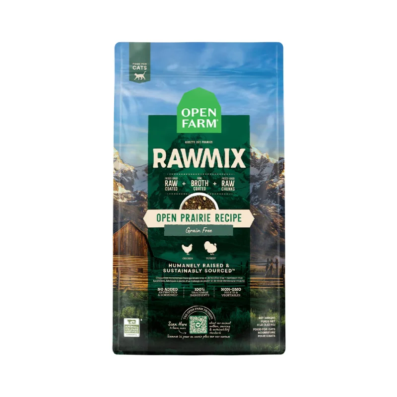    - Digestive care cat food  Open Farm RawMix Prairie Dry Cat Food