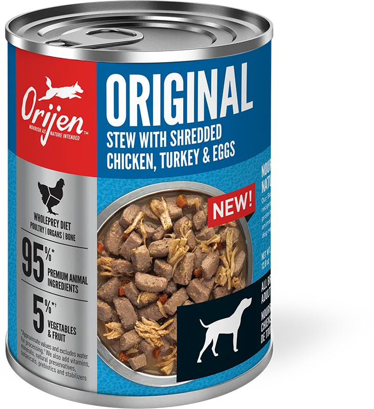 - Dog food helps the digestive systemOrijen Original Stew With Turkey, Chicken & Eggs 12.8oz - Dog food helps the digestive systemOrijen Original Stew With Turkey, Chicken & Eggs 12.8oz