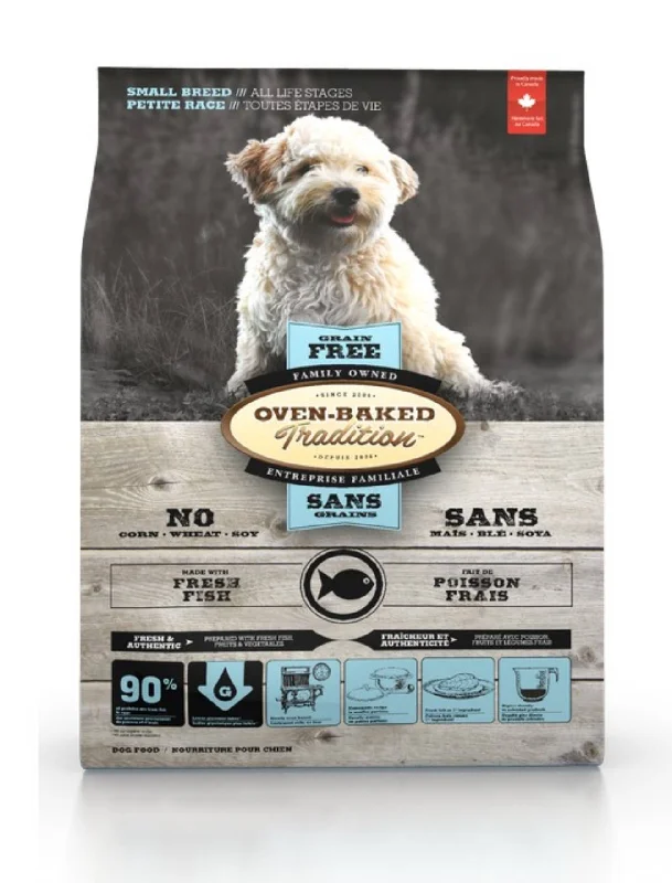 - Special food for senior dogsOven Baked Tradition Grain Free Fish (Small Bites) Dog Dry Food 12.5lb/5.67kg - Special food for senior dogsOven Baked Tradition Grain Free Fish (Small Bites) Dog Dry Food 12.5lb/5.67kg