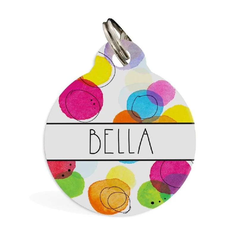 8. **Dog snack bag is portable**Pet ID Tag - Confetti