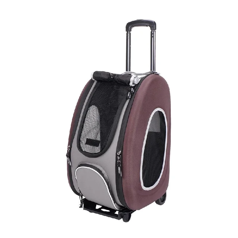 10. **Cat collar bell model**Ibiyaya EVA 4-in-1 Combo Pet Carrier on Wheels, Chocolate
