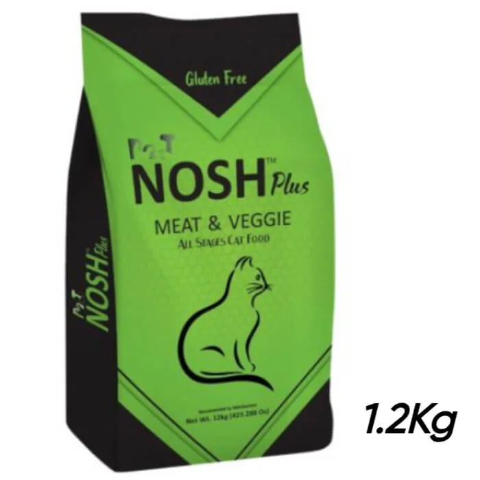 - Hairball control cat food Pet Nosh PLUS Adult Cat Food | Meat & Veggie Blend for Balanced Nutrition - 1.2Kg - Hairball control cat food Pet Nosh PLUS Adult Cat Food | Meat & Veggie Blend for Balanced Nutrition - 1.2Kg