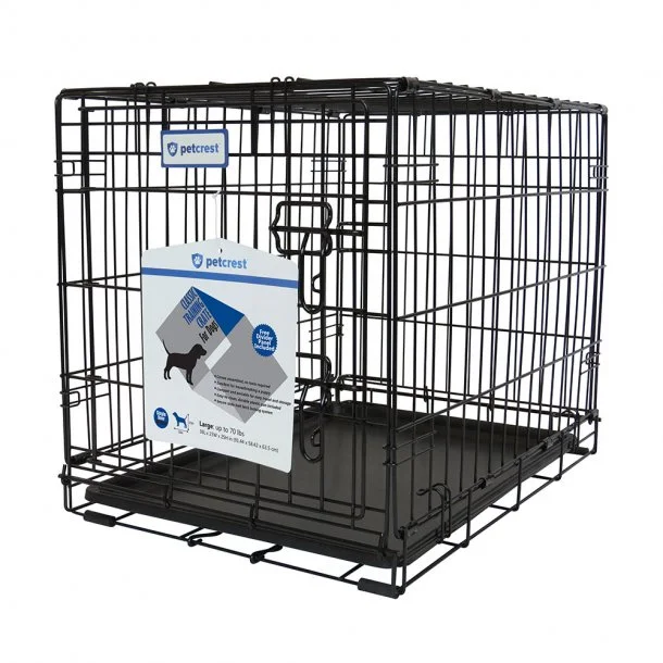 3. **Dog shoes are anti-slip and wear-resistant**Petcrest Single Door Dog Crate