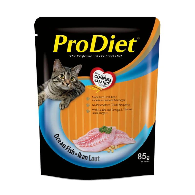    - Cat food nutritional analysis  ProDiet Ocean Fish Wet Cat Food - 85 gm