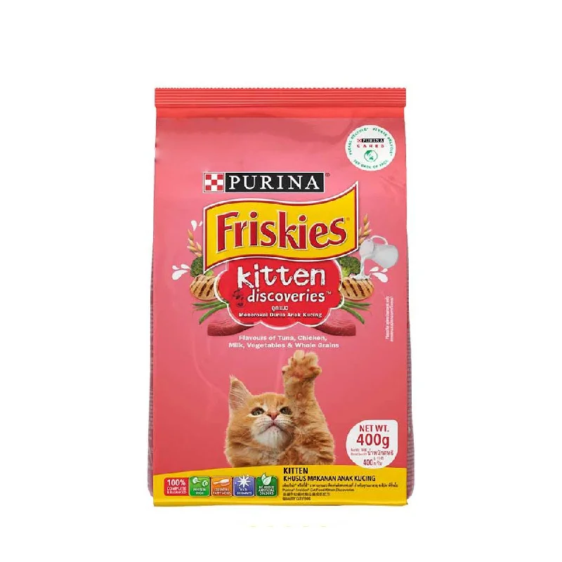    - Cat food for immune system support  PURINA FRISKIES CAT FOOD KITTEN DISCOVERIES 400 GM