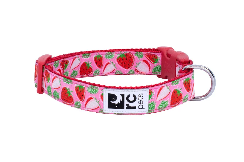 1. **Pet collar with custom engraving**RC Pets Clip Collars Strawberries