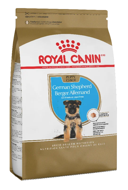 - Special food for senior dogsRoyal Canin German Shepherd Puppy