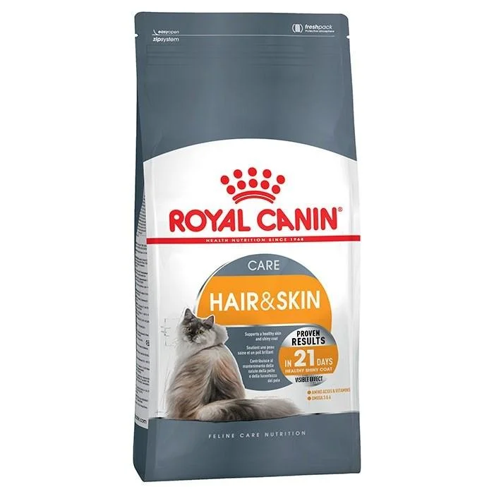    - Royal Canin cat food recommendations  Royal Canin Hair & Skin Care Cat Food
