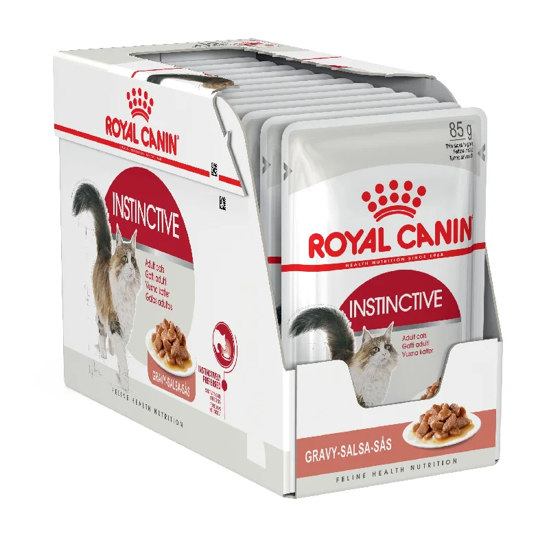    - Cat food for multi-cat households  Royal Canin Instinctive Gravy Pouches