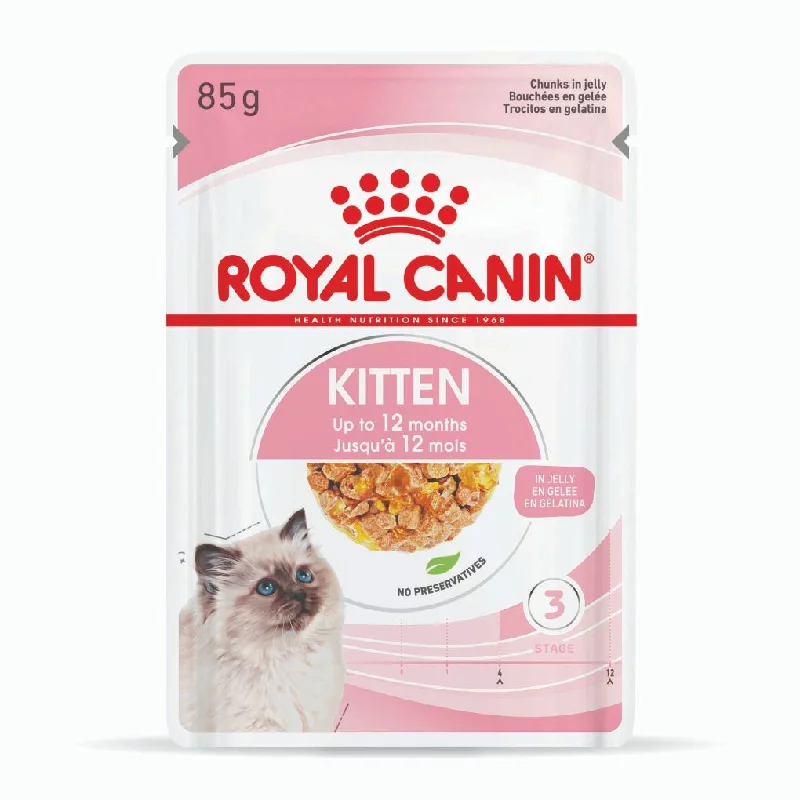 5. **Health and Nutrition**  Royal Canin Kitten Jelly Pouches